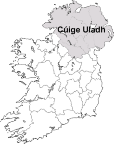 Map Of Ulster Clip Art